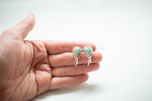 Load image into Gallery viewer, sterling silver Variscite earrings No.2