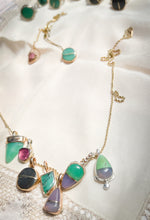 Load image into Gallery viewer, 14k Watermelon Tourmaline Necklace
