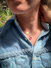 Load image into Gallery viewer, 14k Watermelon Tourmaline Necklace