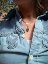 Load image into Gallery viewer, Chrysoprase & Oregon Holly Blue