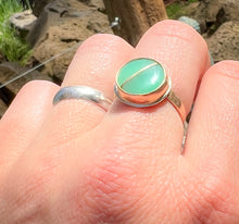 Load image into Gallery viewer, Chrysoprase Heart Ring