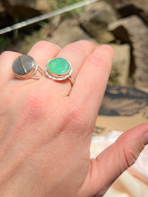 Load image into Gallery viewer, Chrysoprase Flora Heart Ring