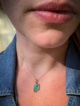 Load image into Gallery viewer, Chrysoprase Twin flam Necklace