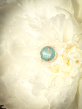 Load image into Gallery viewer, Chrysoprase Heart Ring wide band