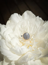 Load image into Gallery viewer, Oregon obsidian Heart Inlay Ring