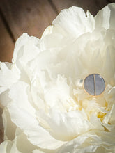 Load image into Gallery viewer, Oregon obsidian Heart Inlay Ring