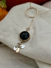 Load image into Gallery viewer, Obsidian Lariat Necklace