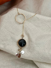 Load image into Gallery viewer, Obsidian Lariat Necklace