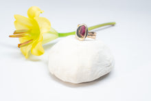 Load image into Gallery viewer, Watermelon Tourmaline Crown Ring No.2