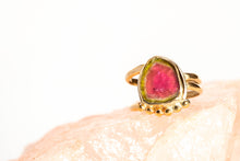 Load image into Gallery viewer, Watermelon Tourmaline Ring No. 3