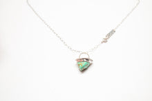 Load image into Gallery viewer, Turquoise Tooth Necklace No.5