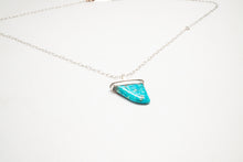 Load image into Gallery viewer, Turquoise Tooth Necklace No.7
