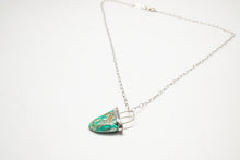 Load image into Gallery viewer, Turquoise Tooth Necklace No.10
