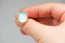 Load image into Gallery viewer, Aqua Chalcedony Ring No.3