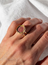 Load image into Gallery viewer, Watermelon Tourmaline Ring No.8
