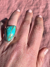 Load image into Gallery viewer, Kingman Ring with gold inlay No.1
