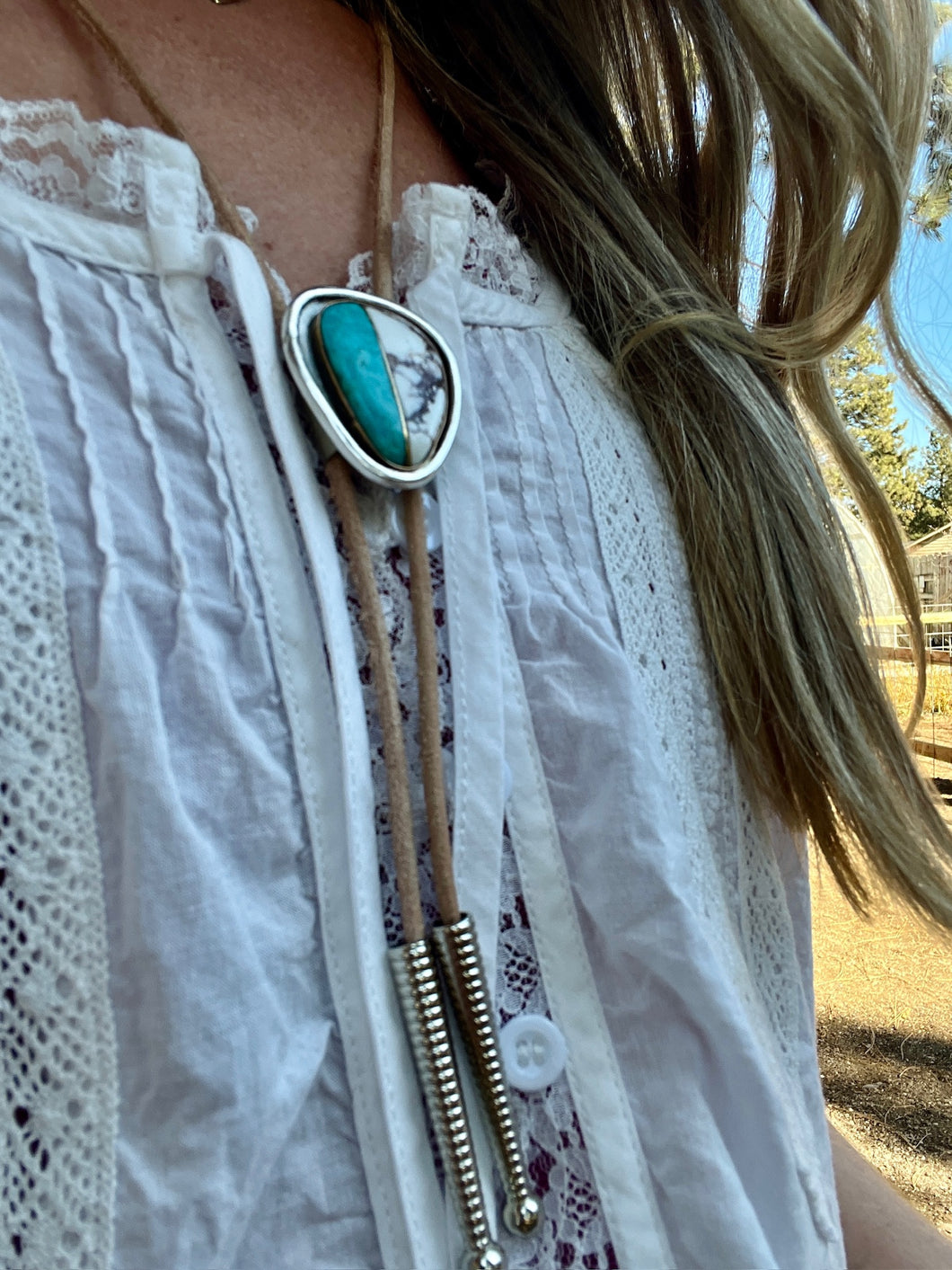 Wildhorse and Truquoise bolo