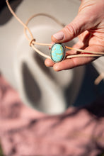 Load image into Gallery viewer, Turquoise Sterling Silver hatband
