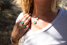 Load image into Gallery viewer, Inlay Turquoise Heart Ring No.2
