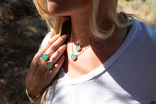 Load image into Gallery viewer, Inlay Chrysoprase Heart Necklace No.1
