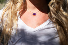 Load image into Gallery viewer, Inlay Amethyst Heart Ring No.3
