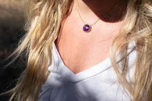 Load image into Gallery viewer, Inlay Amethyst Heart Ring No.3
