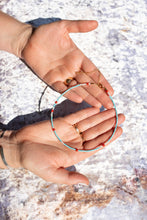 Load image into Gallery viewer, Red &amp; Pink coral w/ Turquoise Birdie Necklace No.4
