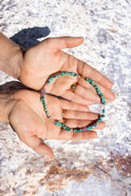 Load image into Gallery viewer, Turquoise, Tanzanite &amp; Rose quartz Birdie Necklace No.6

