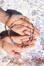 Load image into Gallery viewer, Citrine, Tanzanite &amp; Turquoise Birdie Necklace No.9
