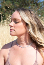 Load image into Gallery viewer, Tanzanite and Aquamarine Birdie Necklace No.3
