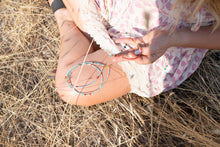 Load image into Gallery viewer, Turquoise and pink coral Birdie Necklace No.2
