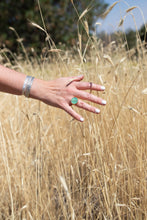 Load image into Gallery viewer, Inlay Chrysoprase Heart ring No.1
