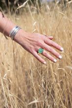 Load image into Gallery viewer, Inlay Chrysoprase Heart ring No.1
