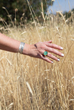 Load image into Gallery viewer, Inlay Chrysoprase Heart ring No.1
