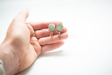 Load image into Gallery viewer, Heartstrings Variscite earrings No.1
