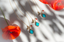 Load image into Gallery viewer, Turquoise Charm Necklace
