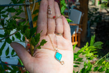 Load image into Gallery viewer, Turquoise &amp; Coral Anklet No.2
