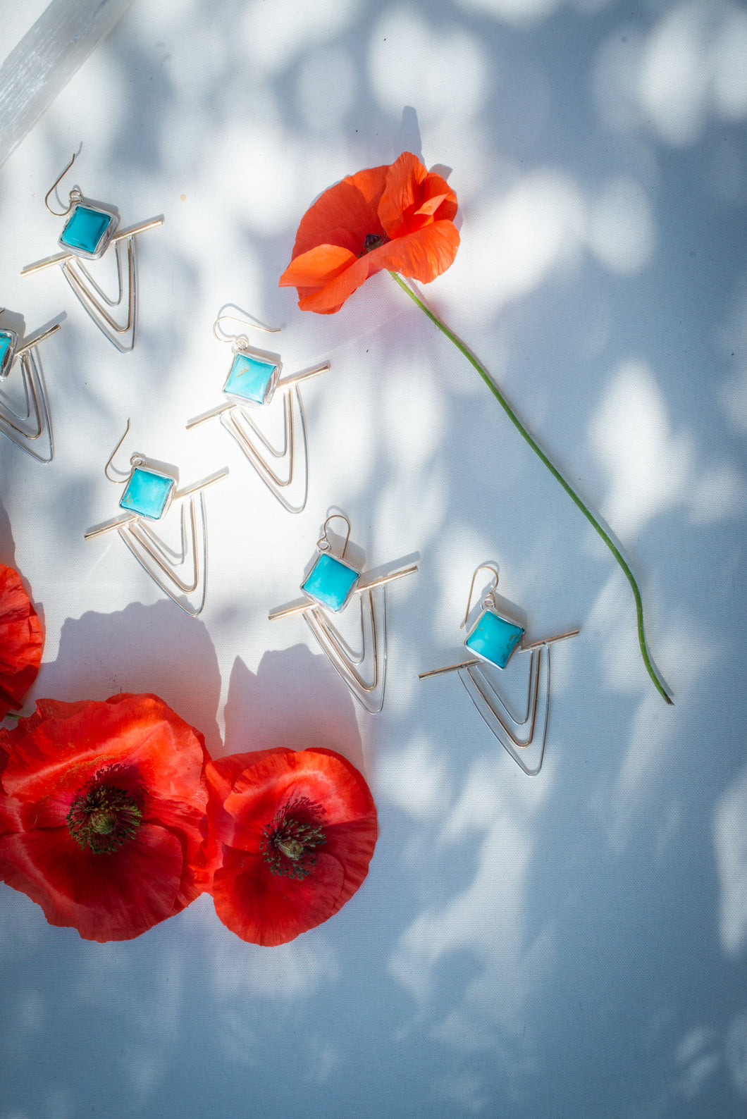 Turquoise Mountain Rainbow Earring