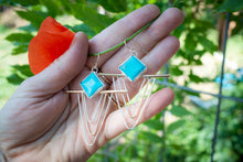 Load image into Gallery viewer, Turquoise Mountain Rainbow Earring
