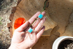 Turquoise Mountain Rainbow Earring