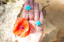 Load image into Gallery viewer, Turquoise Mountain Rainbow Earring
