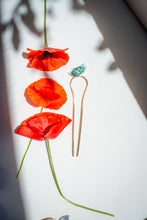 Load image into Gallery viewer, Turquoise Hair pin No.4
