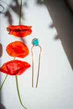 Load image into Gallery viewer, Turquoise Hair pin No.2
