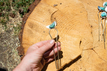 Load image into Gallery viewer, Turquoise Hair pin No.4
