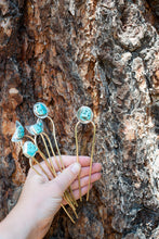 Load image into Gallery viewer, Turquoise Hair pin No.3
