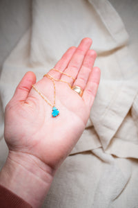 Turquoise charm necklace No.1