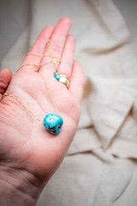 Turquoise charm necklace No.2