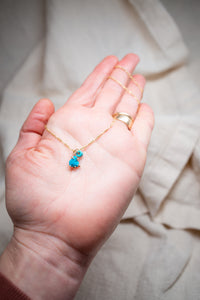 Turquoise charm necklace No.3