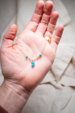 Load image into Gallery viewer, Turquoise charm necklace No.4
