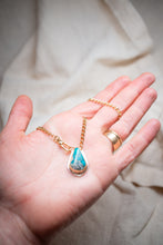 Load image into Gallery viewer, Turquoise charm necklace No.6
